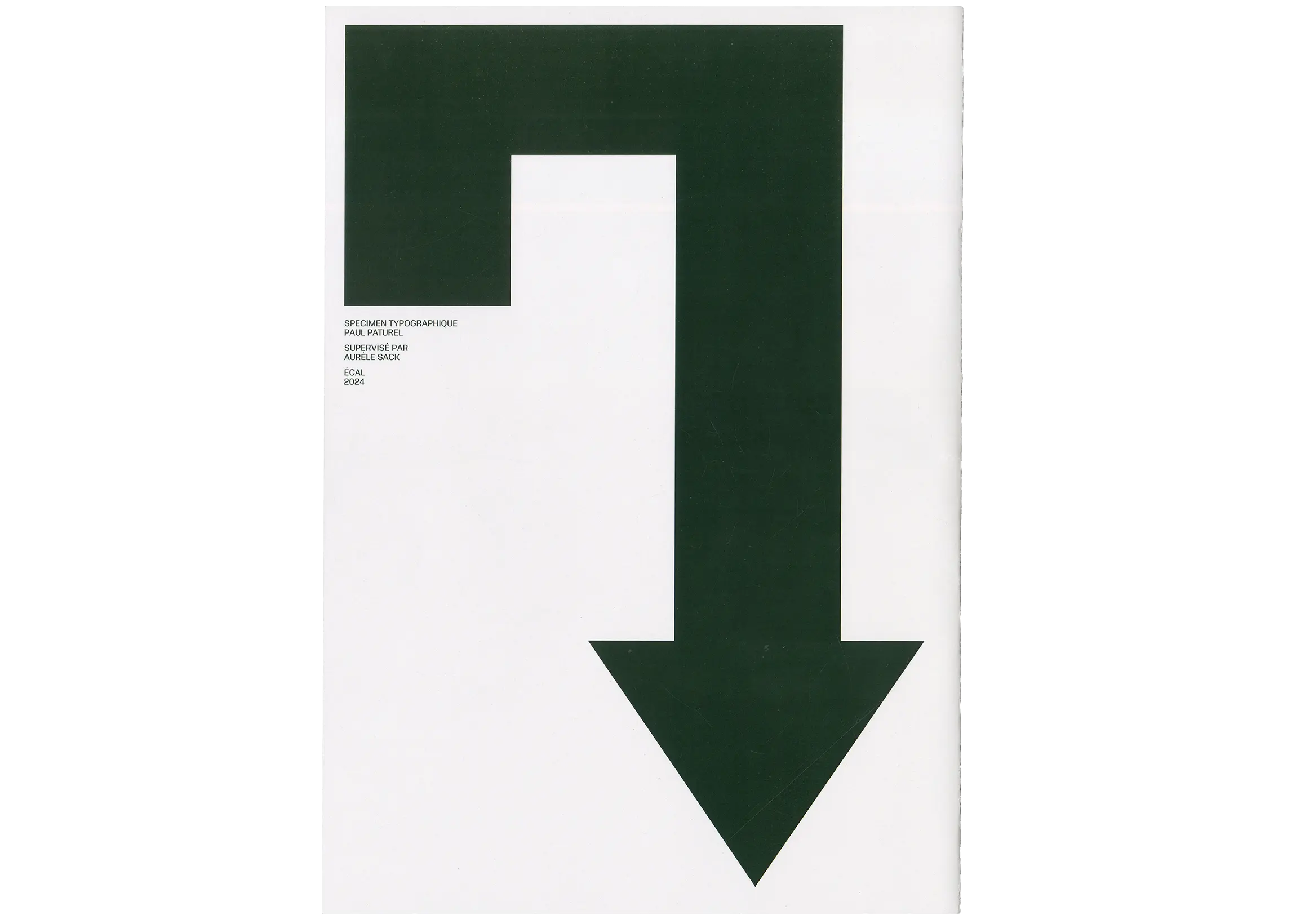 Relay — typeface and type specimen developed under the supervision of Aurèle Sack