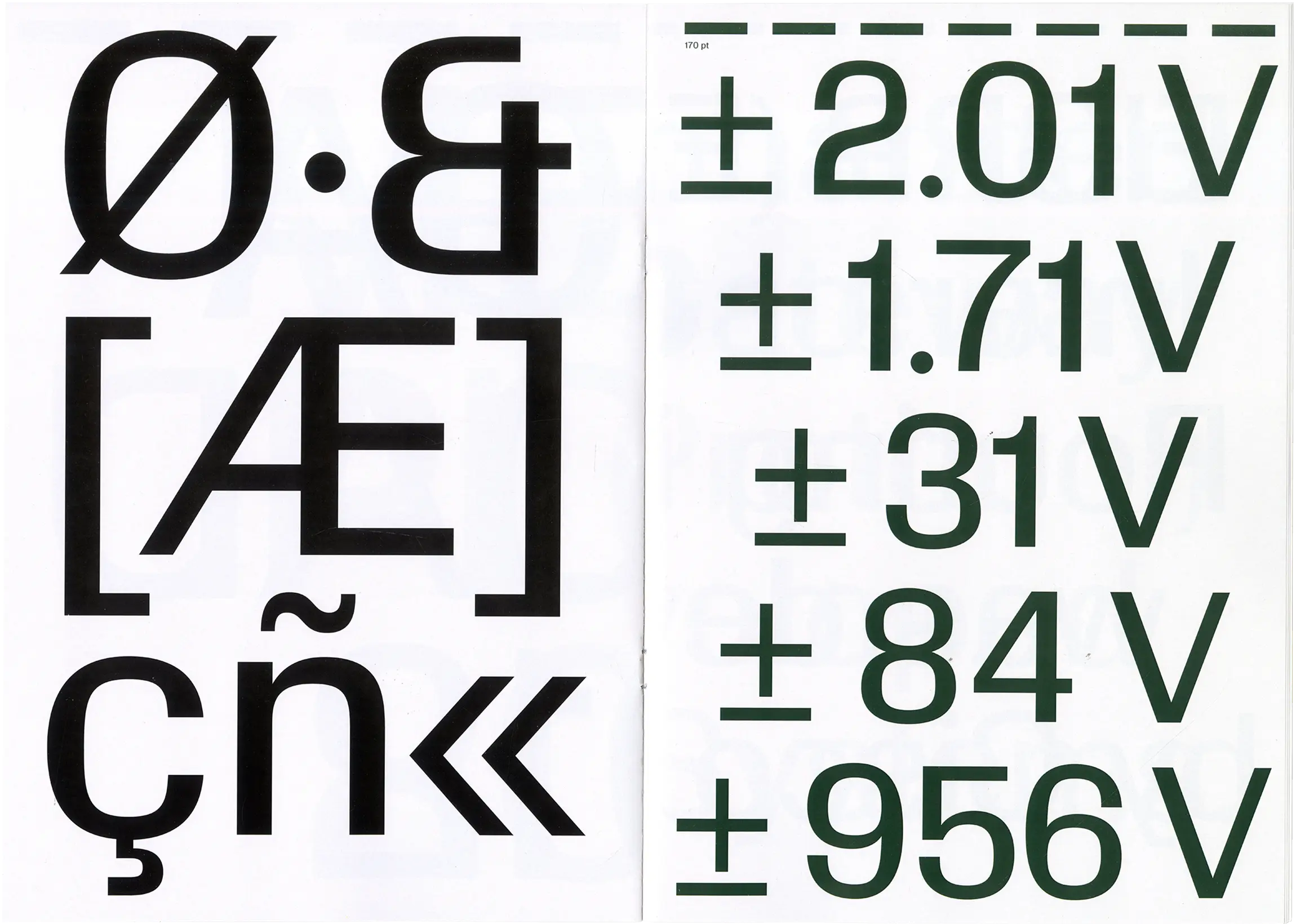 Relay — typeface and type specimen developed under the supervision of Aurèle Sack