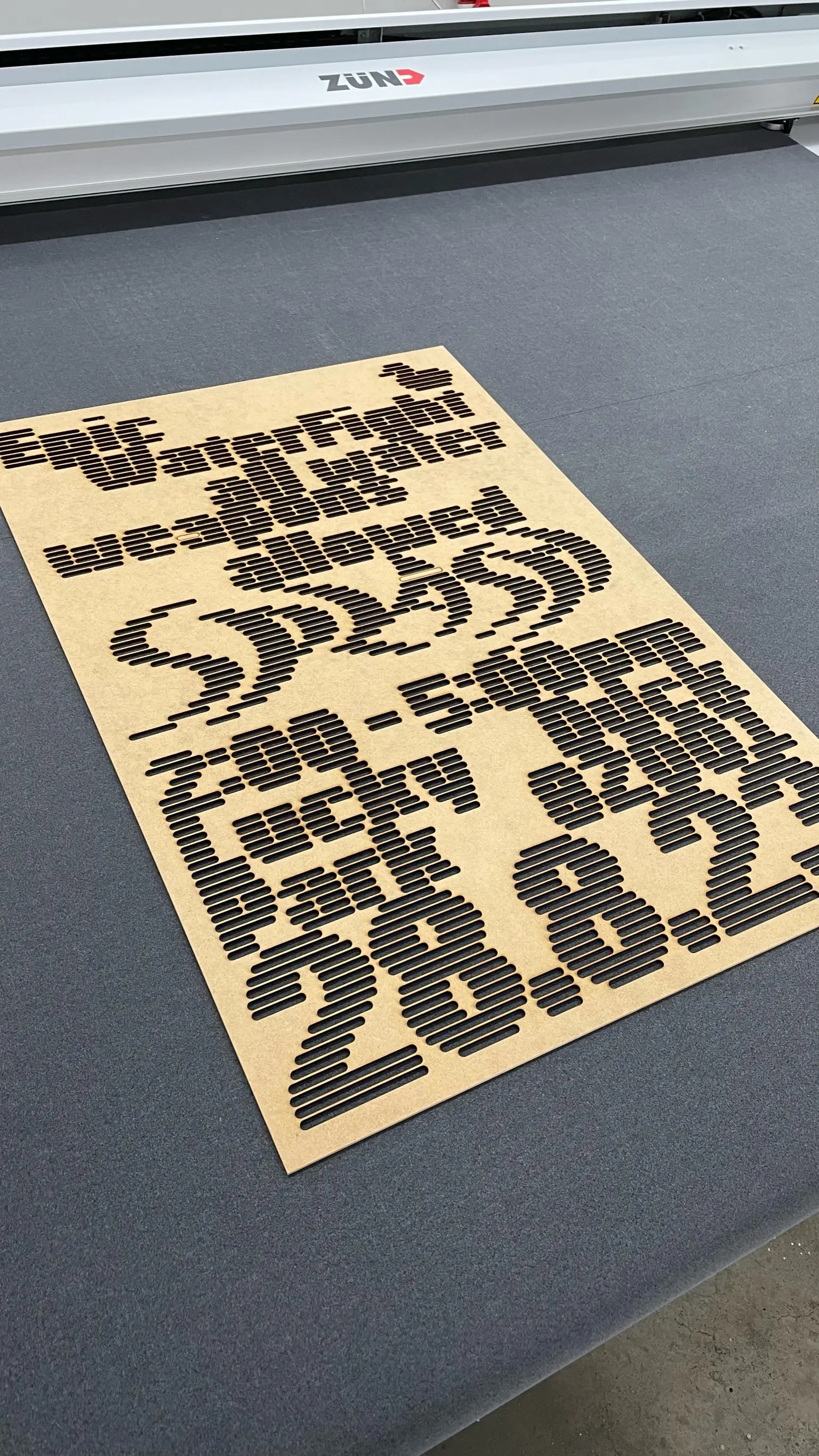 Stencil Poster — process photo
