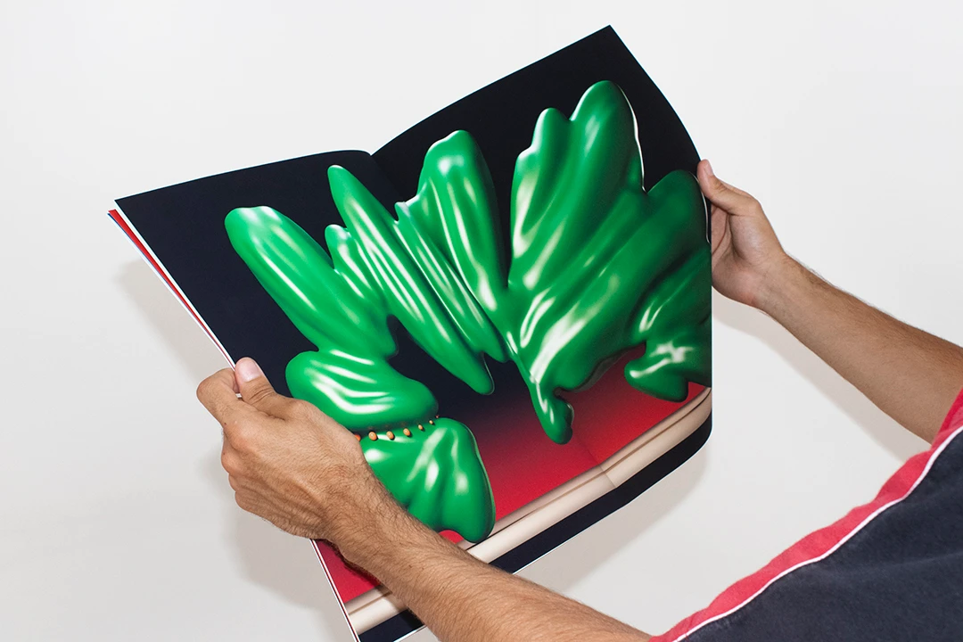 Synthetic Organic — series of eight 3D sculptures, presented in a 20-page A3 inkjet-printed booklet